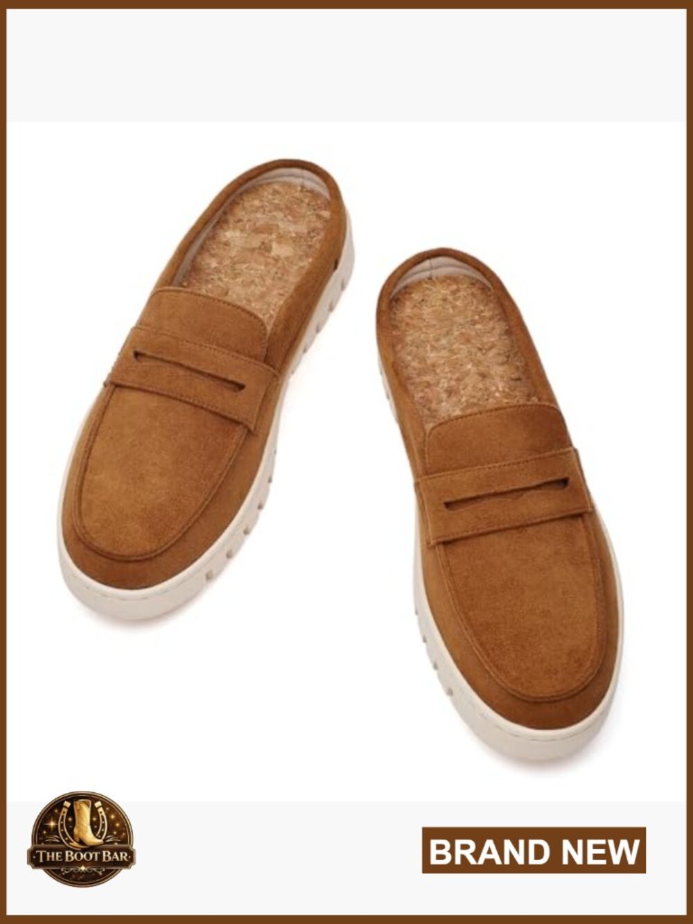 Comfortable Slip On Loafers Mules Business Casual Shoes Cushioned Insole Non - Picture 5 of 7